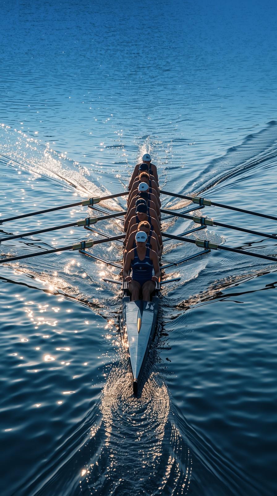 Rowing Eight Boat Harmony