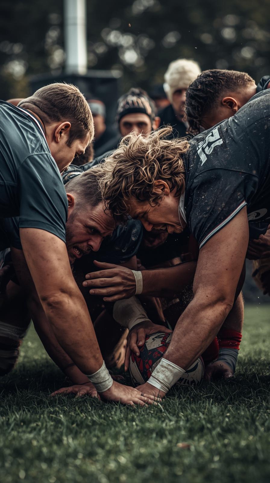 Rugby Scrum Power Push
