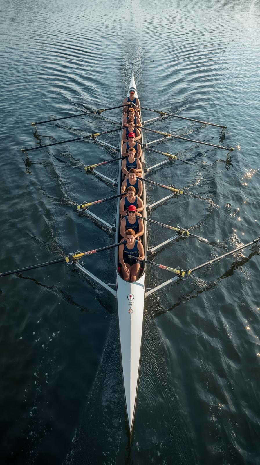 Rowing Eight Boat Harmony