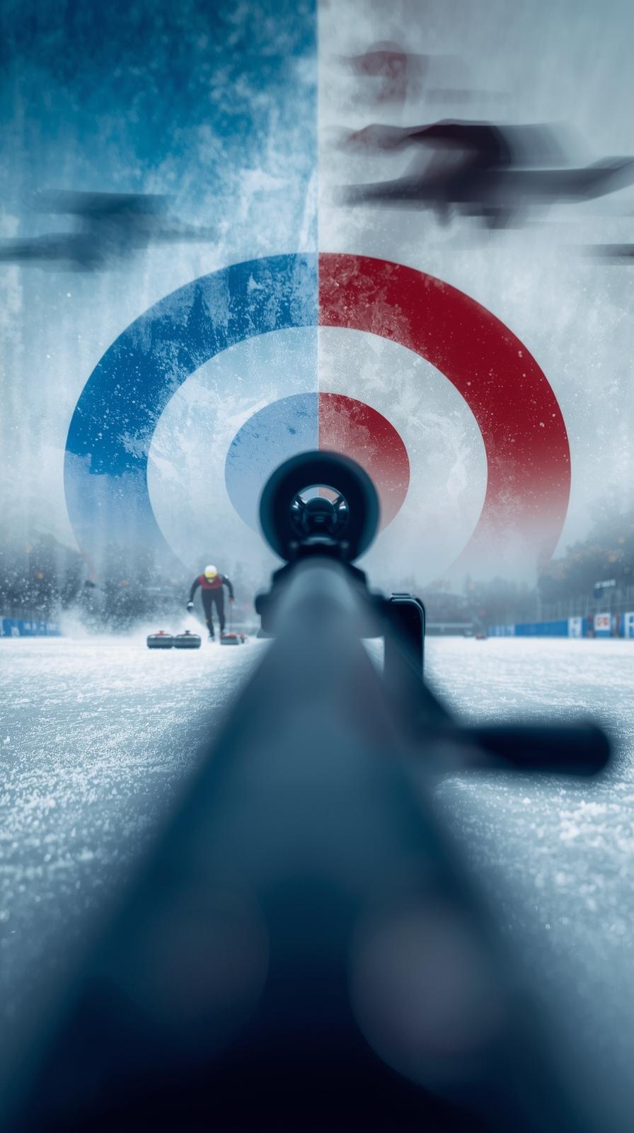 Biathlon Target FocuCurling Stone Last Shots
