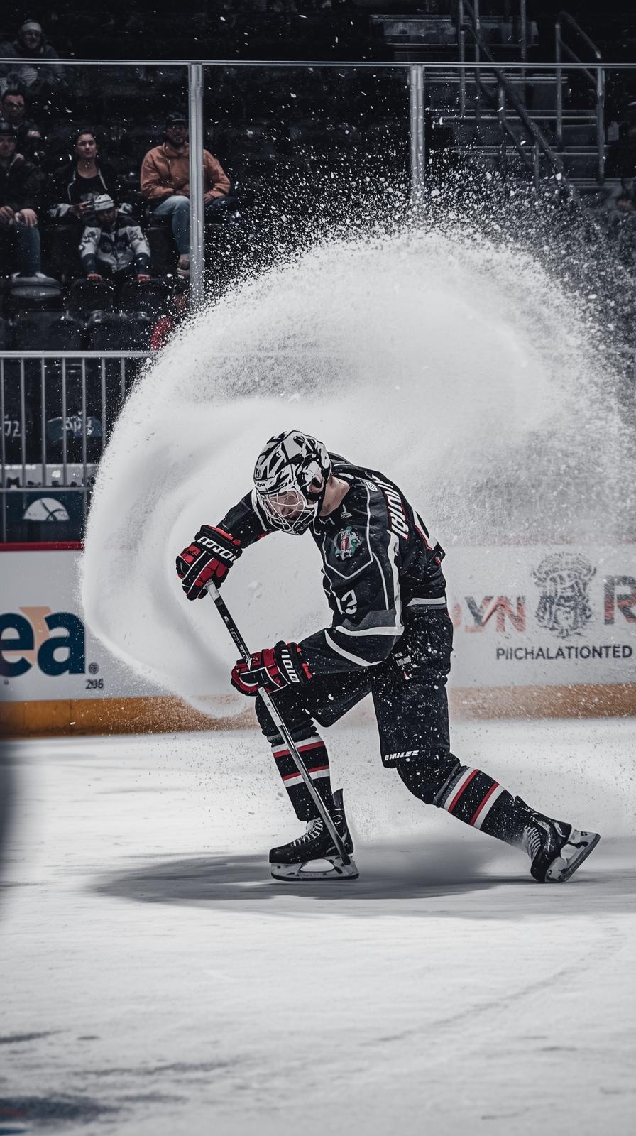 Hockey Slapshot Ice Spray