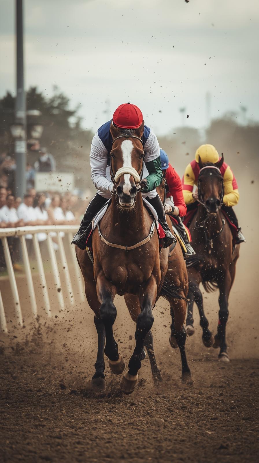 Horse Racing Photo Fencing Lunge Touchfinish