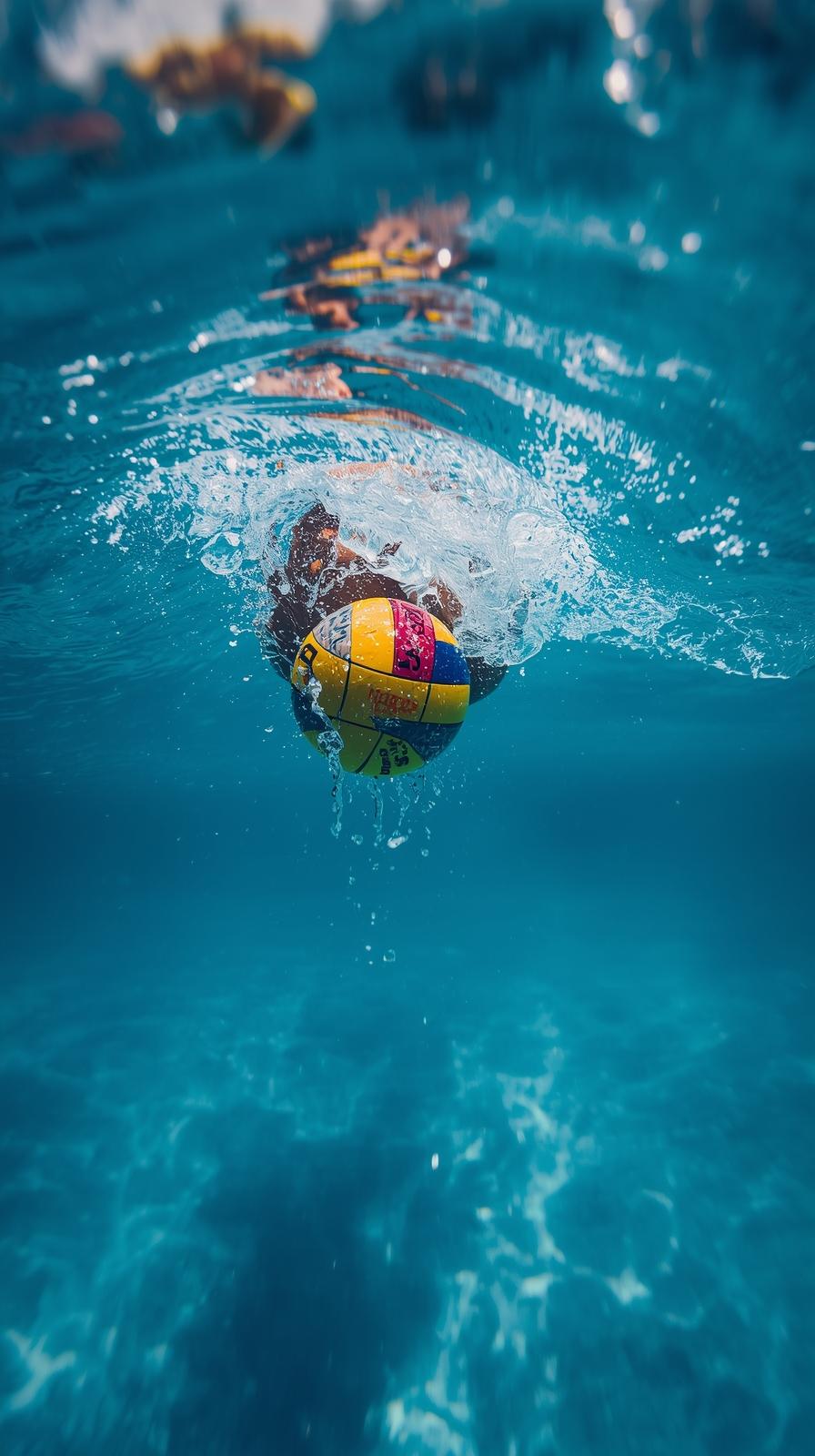 Water Polo Skip Shot Ripple