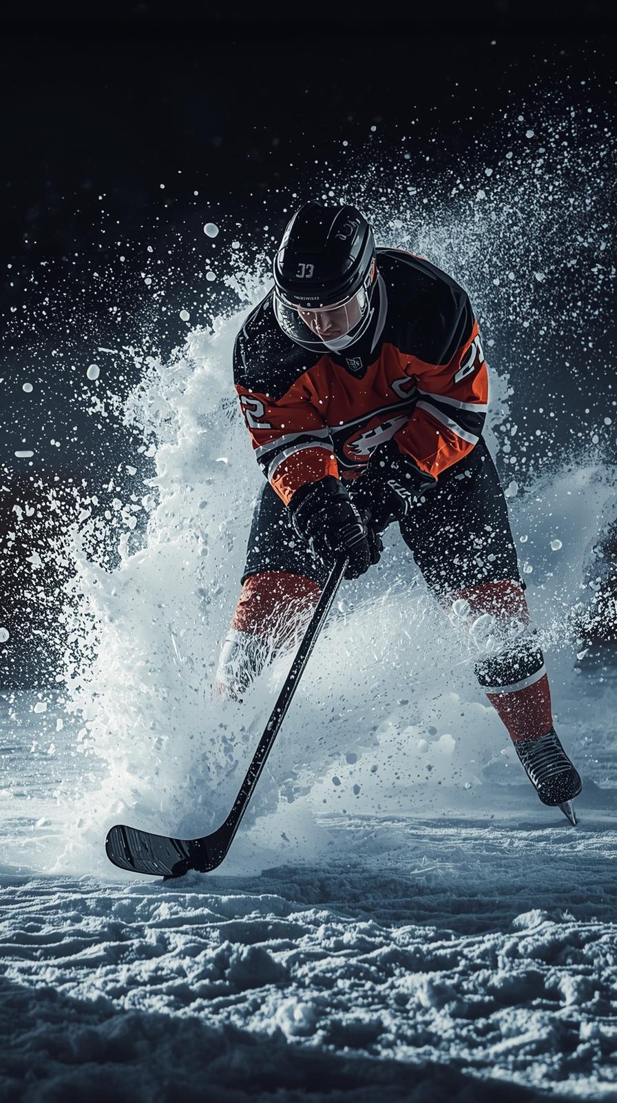 Hockey Slapshot Ice Spray