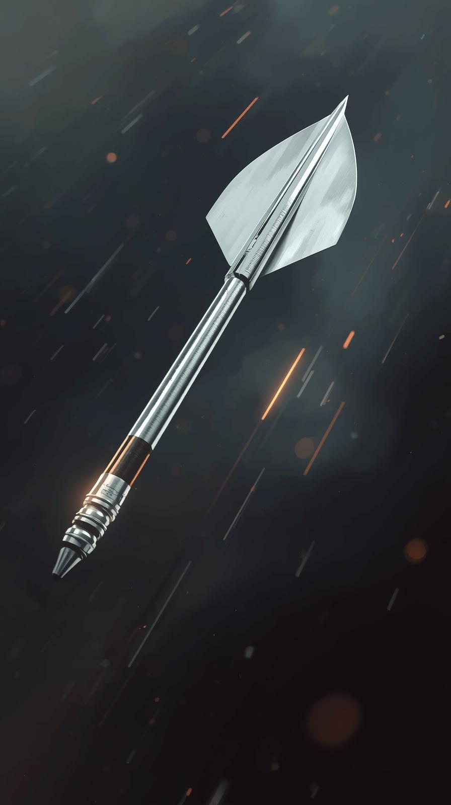 Javelin Spear In Flight