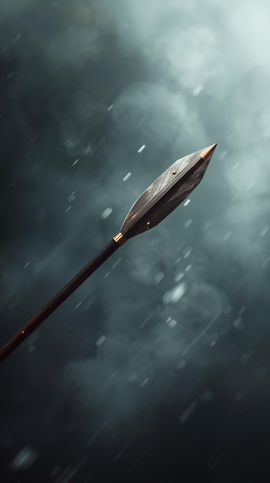 Javelin Spear In Flight