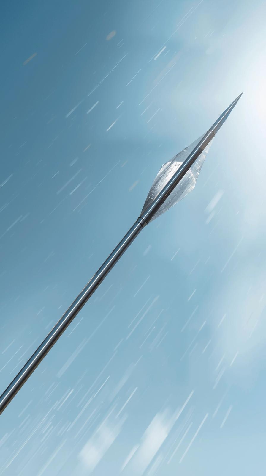 Javelin Spear In Flight