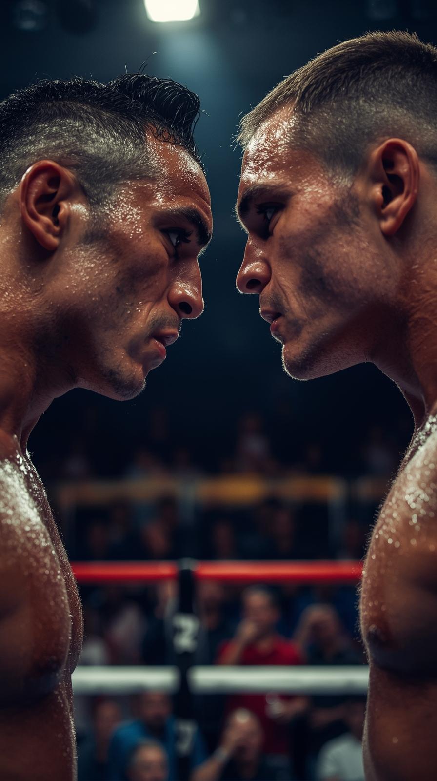 Boxing Ring Stare Down