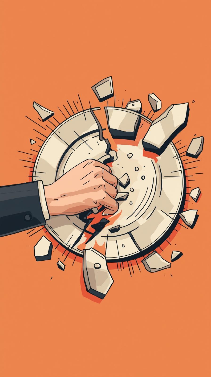 Slider Breaking Plate Graphic