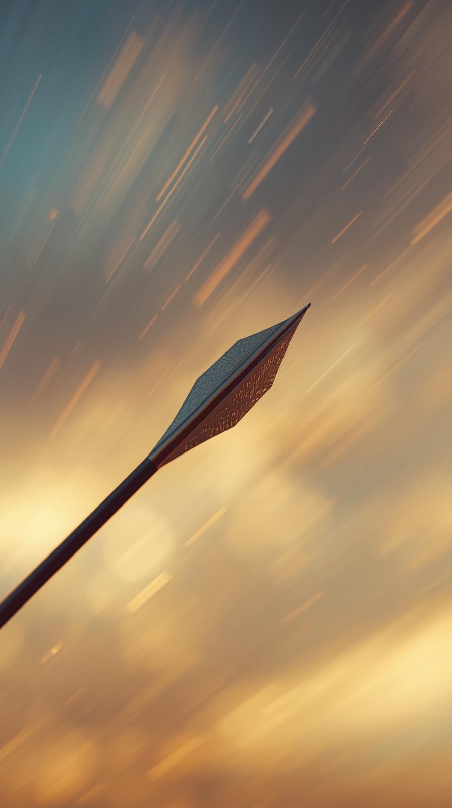 Javelin Spear In Flight
