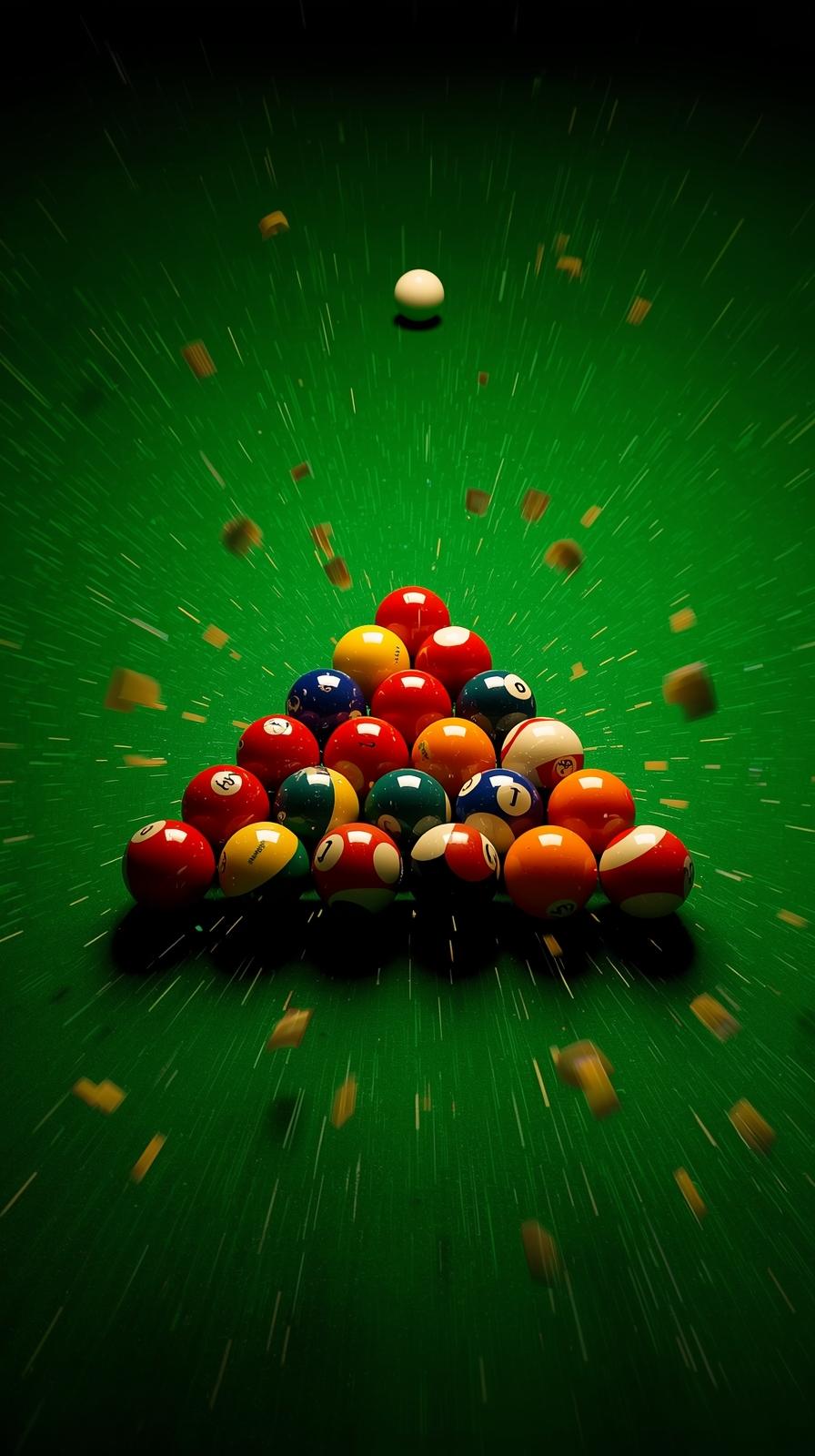 Snooker Break Off Scatter