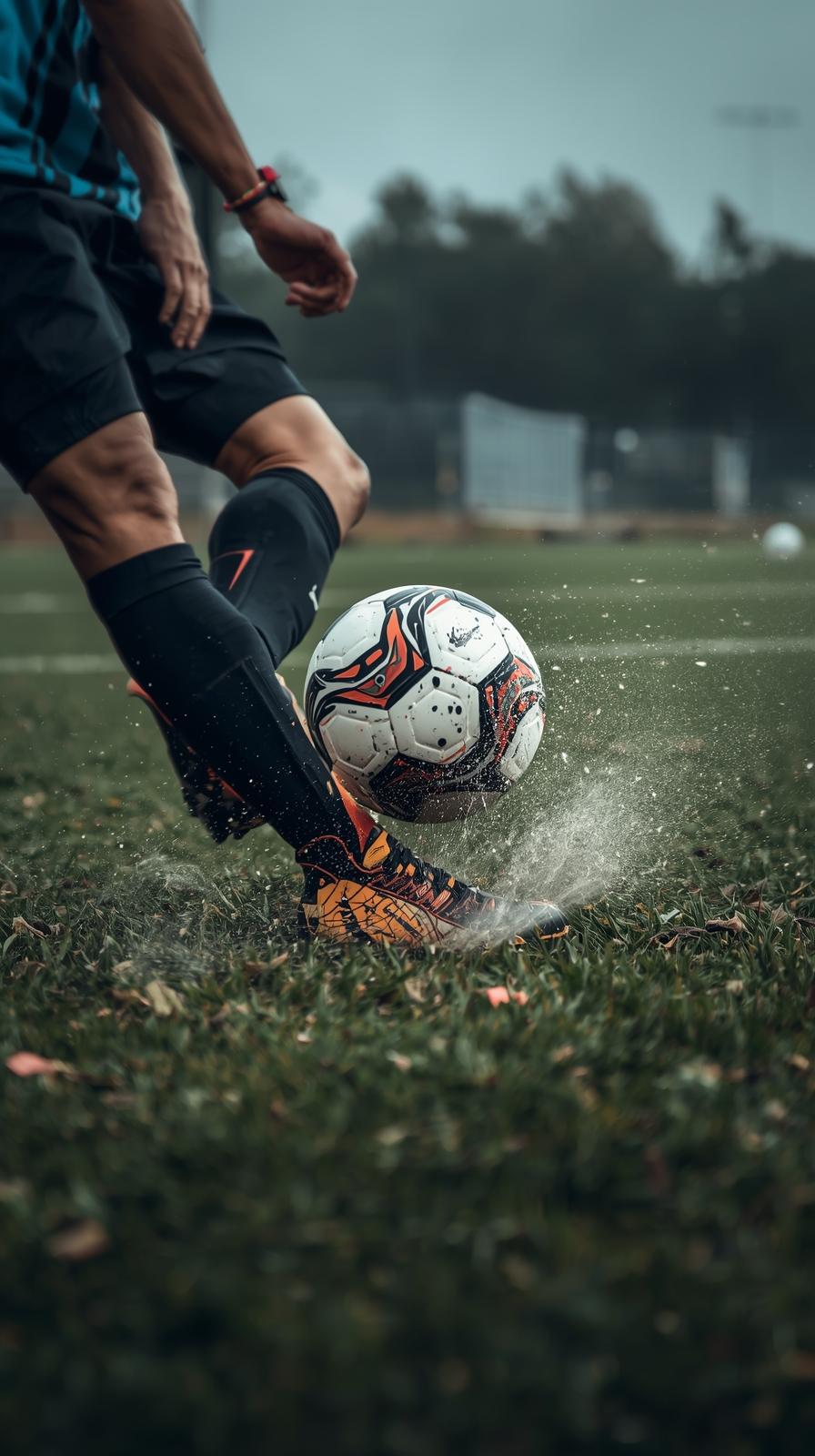 Soccer Free Kick Curl