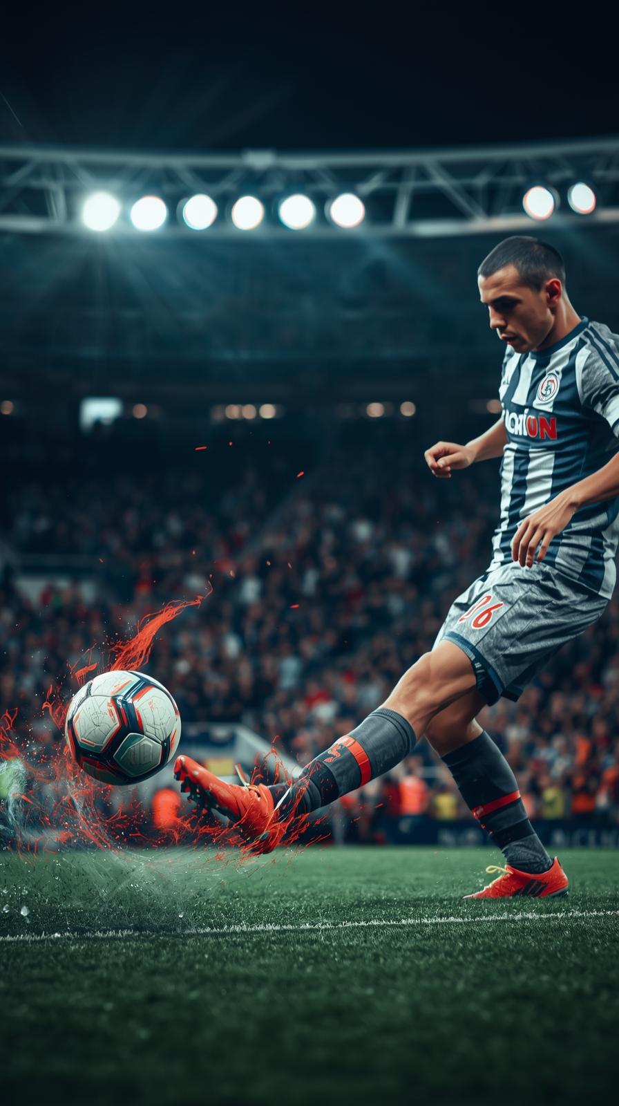 Soccer Free Kick Curl