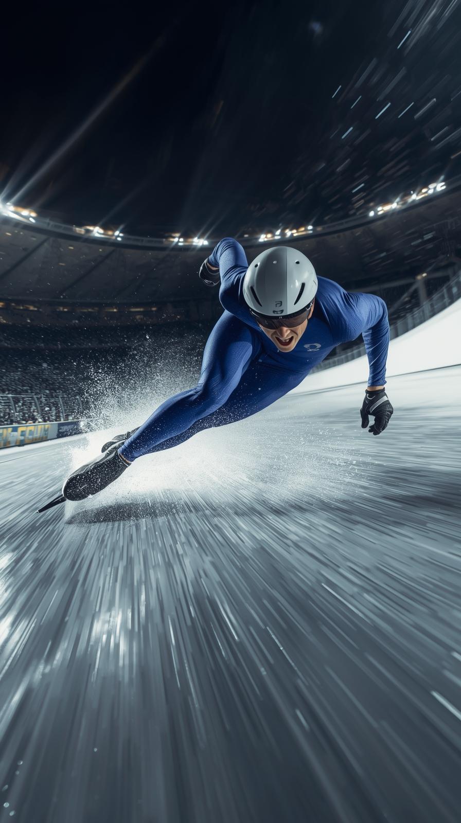 Speed Skating CorneFigure Skating Spin Sparkler Le