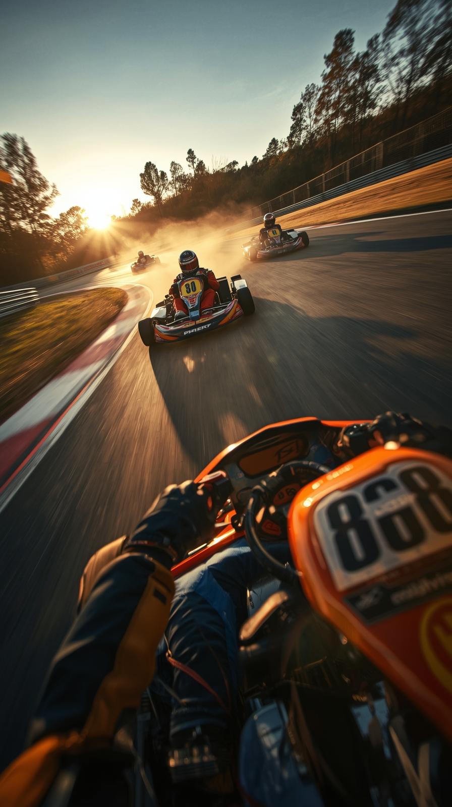 Karting Hairpin Overtake