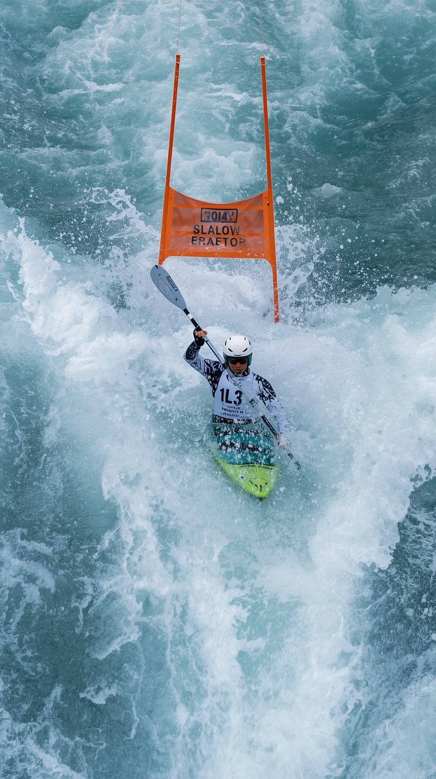 Kayak Slalom Gate Cut