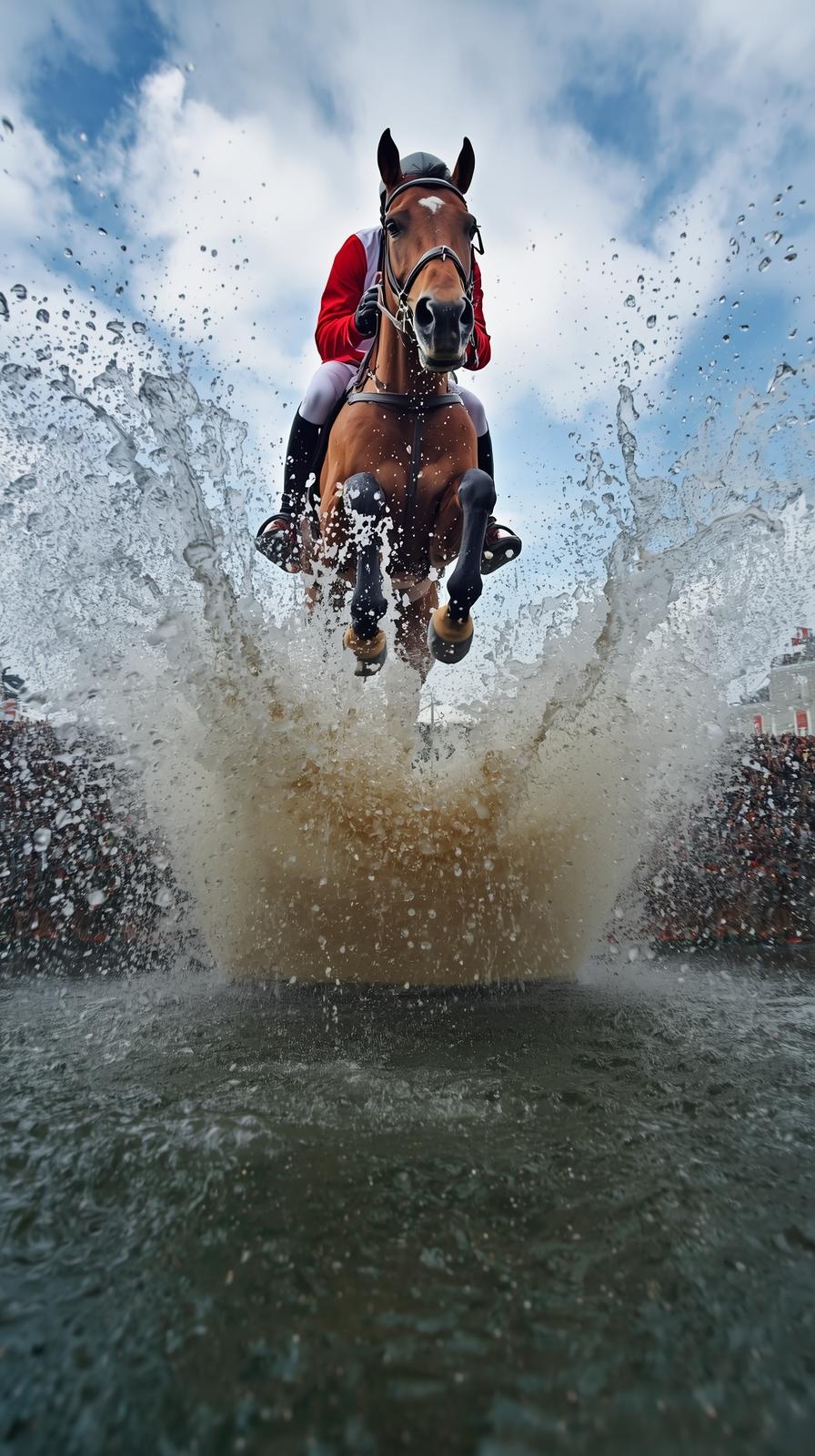 Steeplechase Water Pit Splash