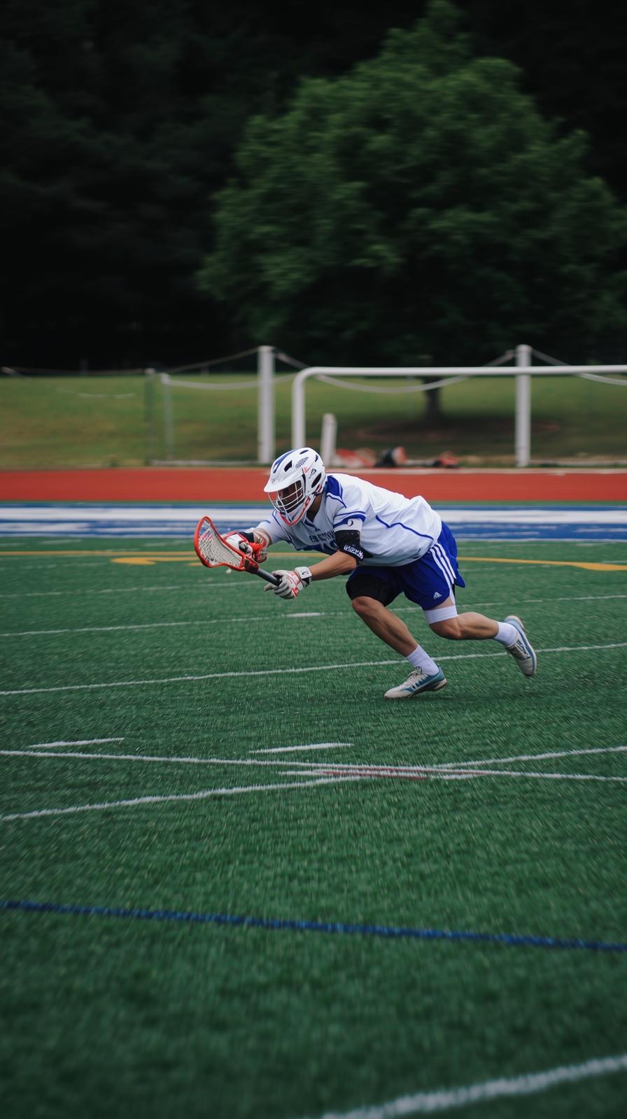 Lacrosse Crease Dive Finish