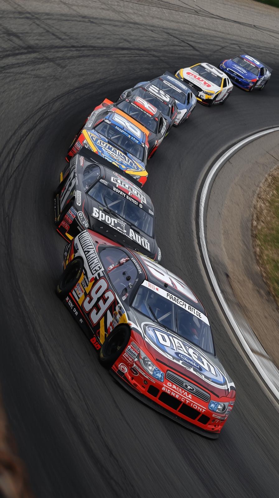 Stock Car Draft TrainKarting Hairpin Overtake