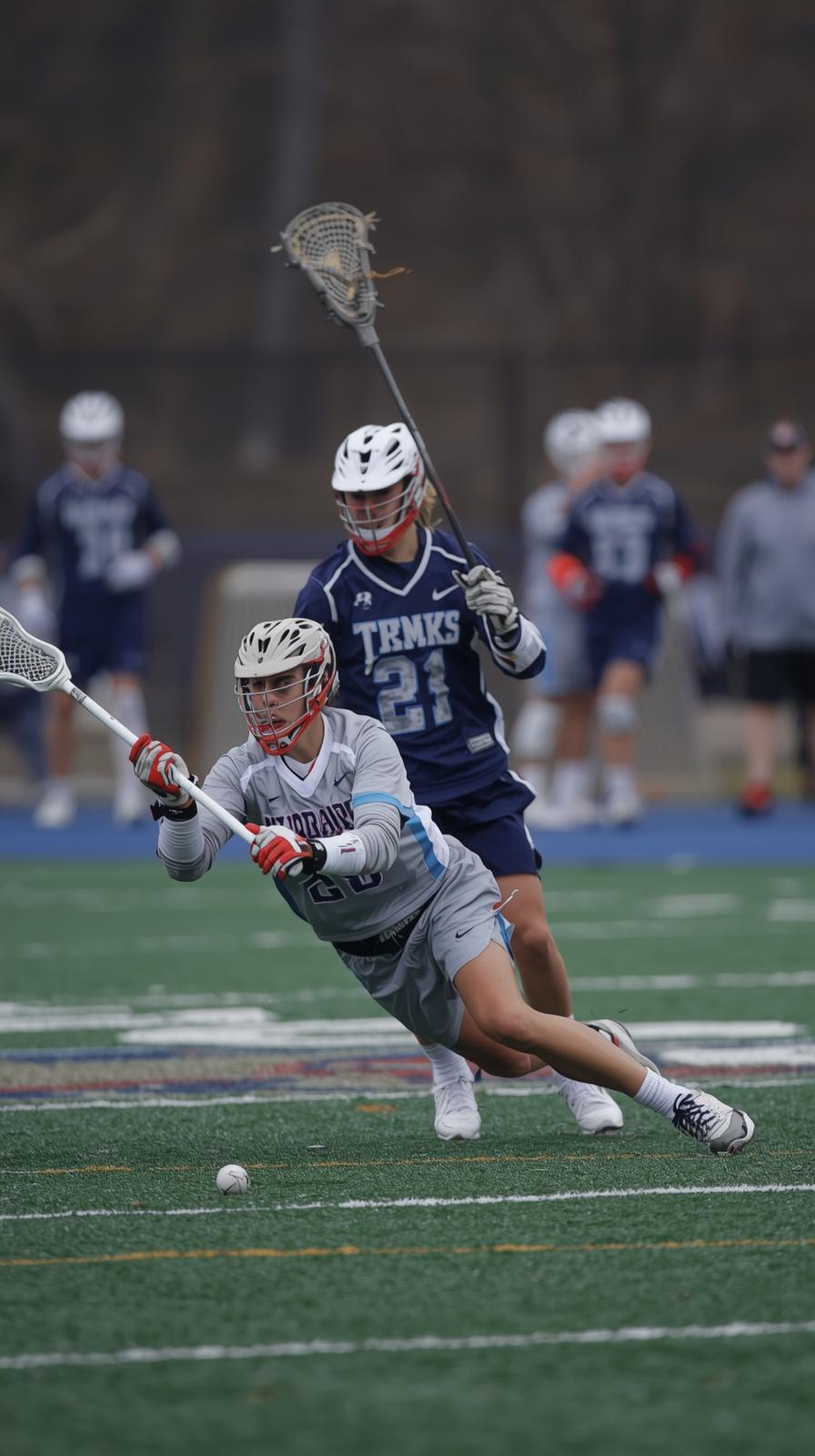 Lacrosse Crease Dive Finish