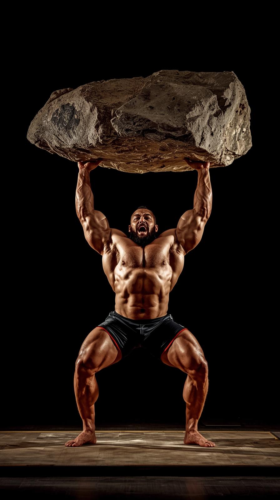 Strongman Atlas Stone Load