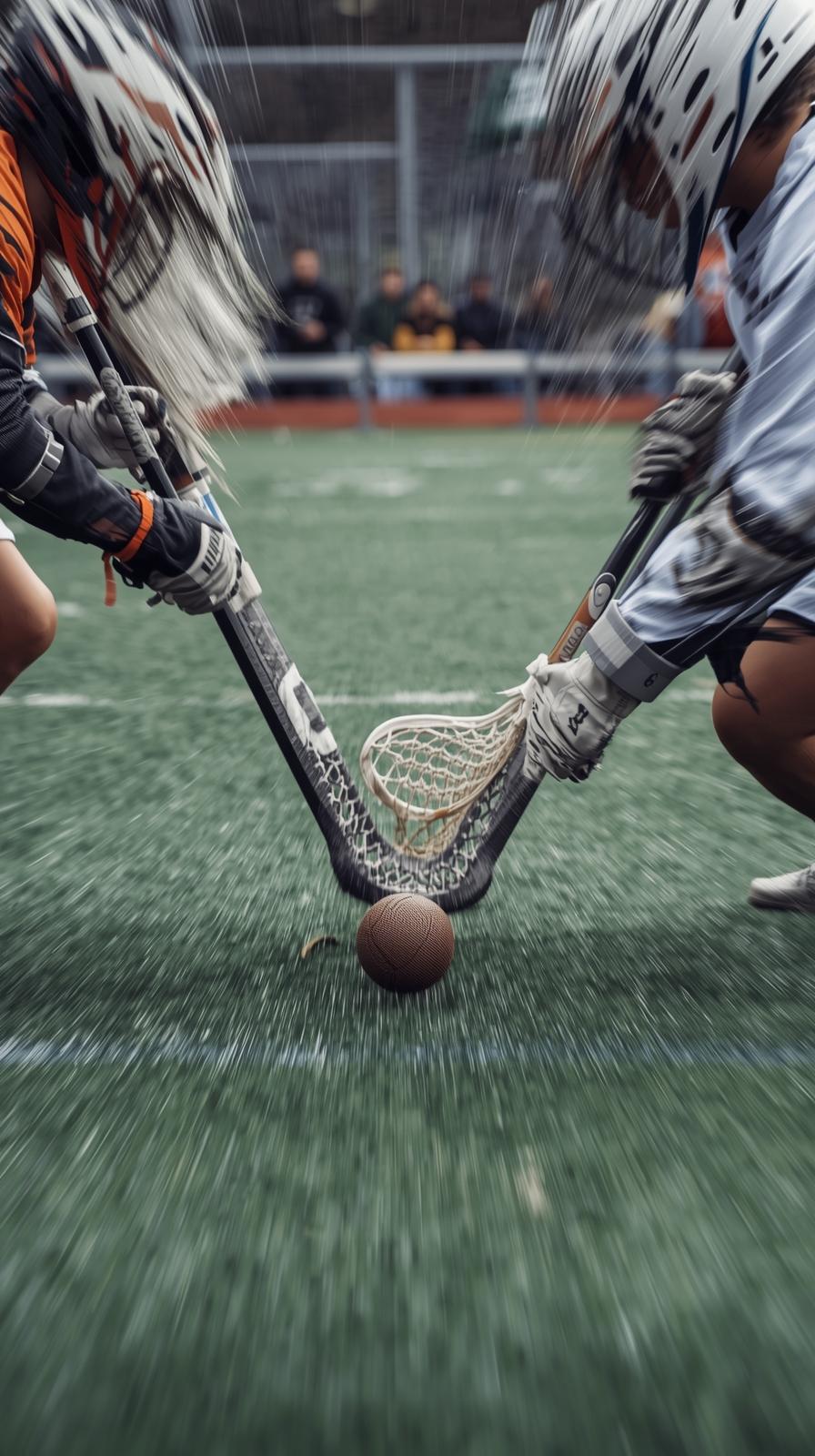 Lacrosse Face Off Clash