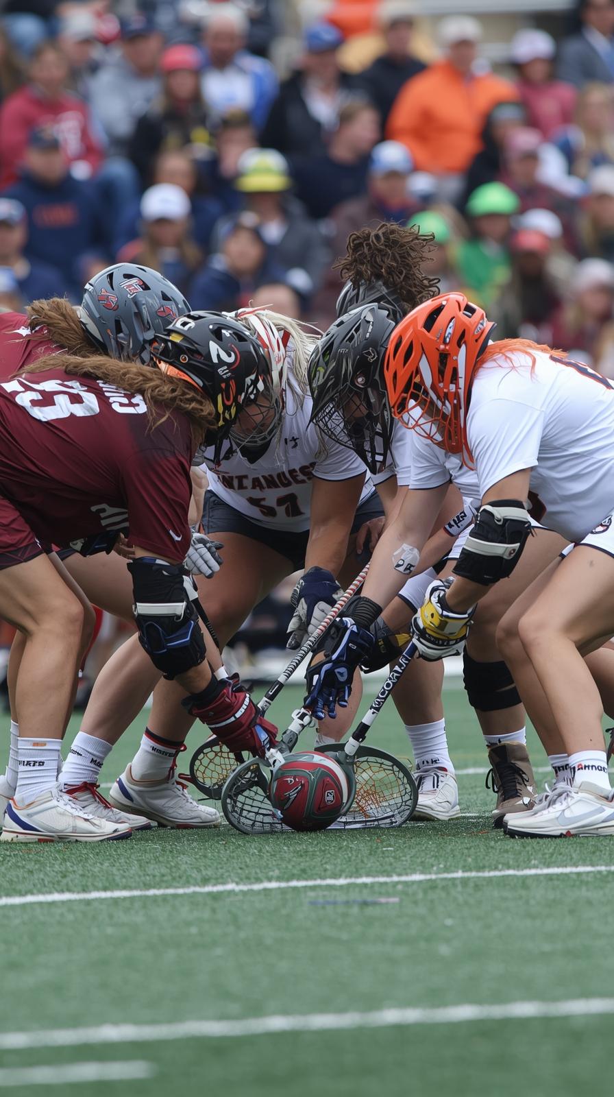 Lacrosse Face Off Clash