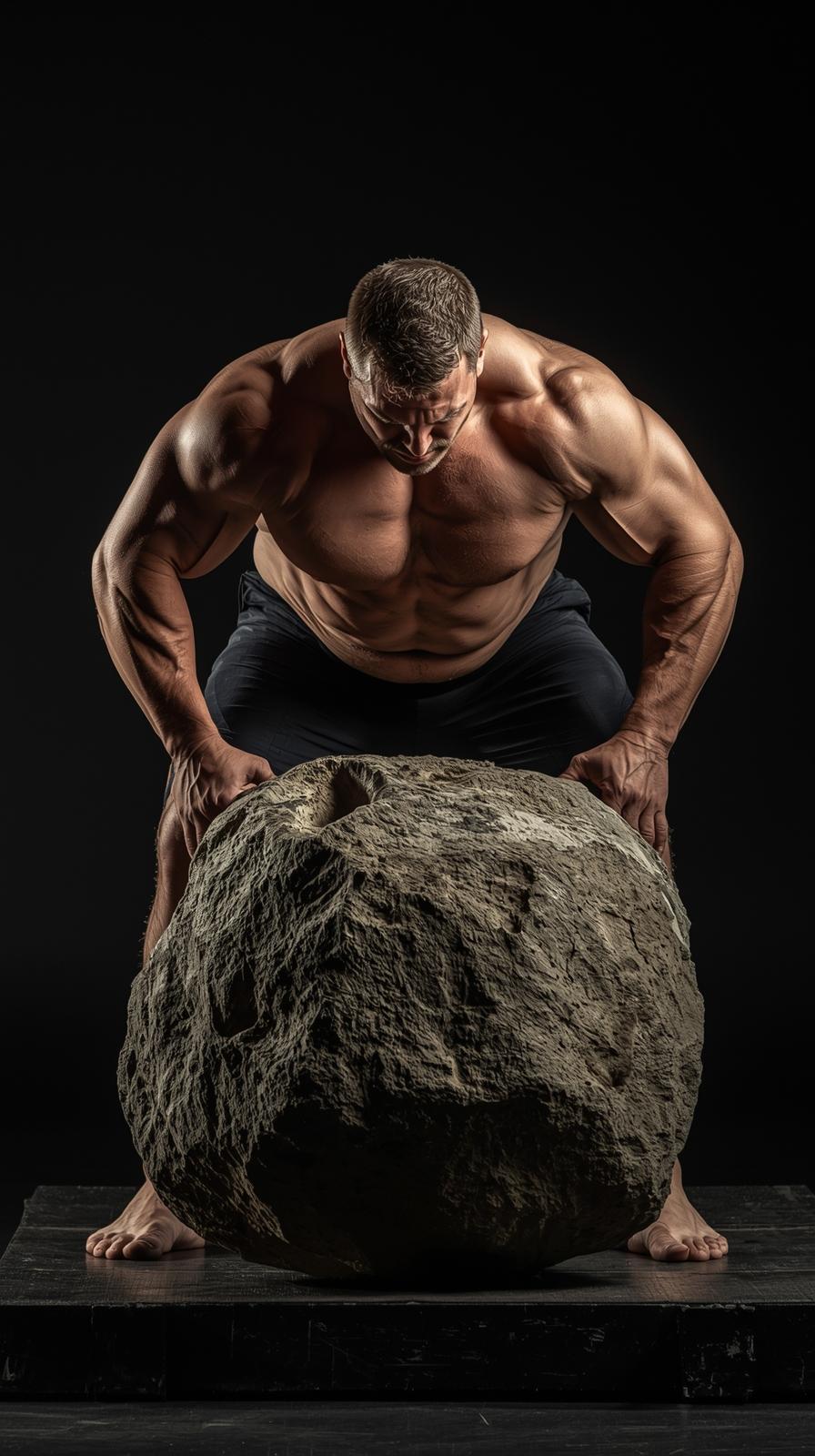 Strongman Atlas Stone Load