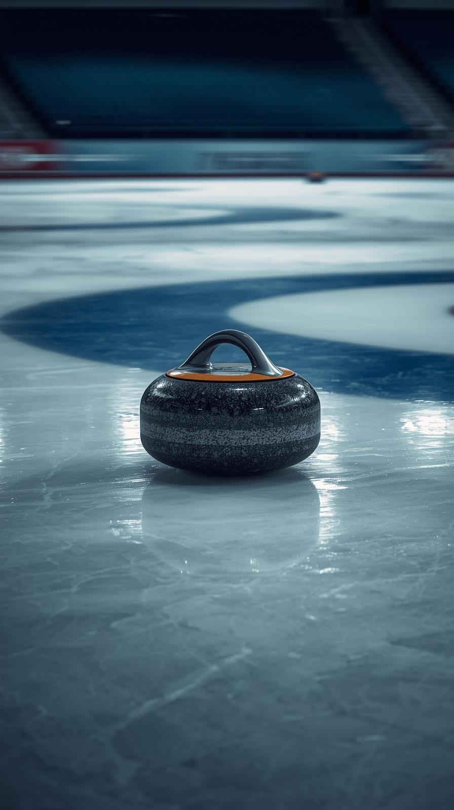 Curling Stone Last Shot