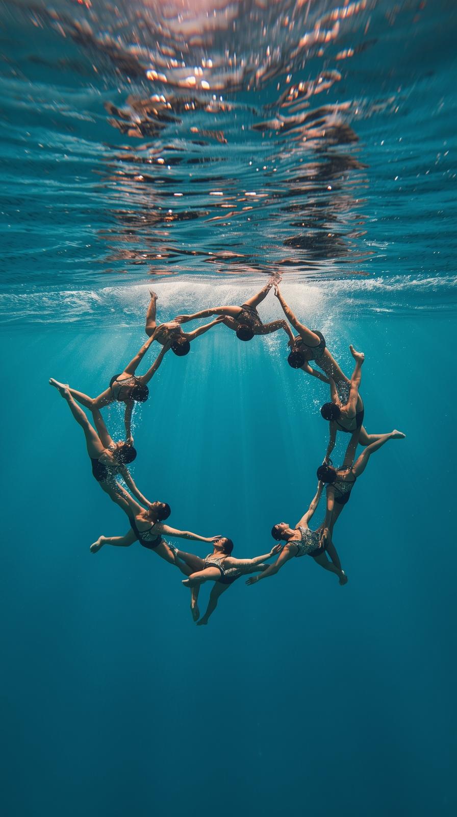 Synchronized Swim Spiral