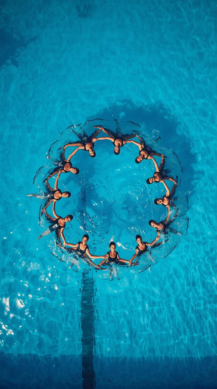 Synchronized Swim Spiral