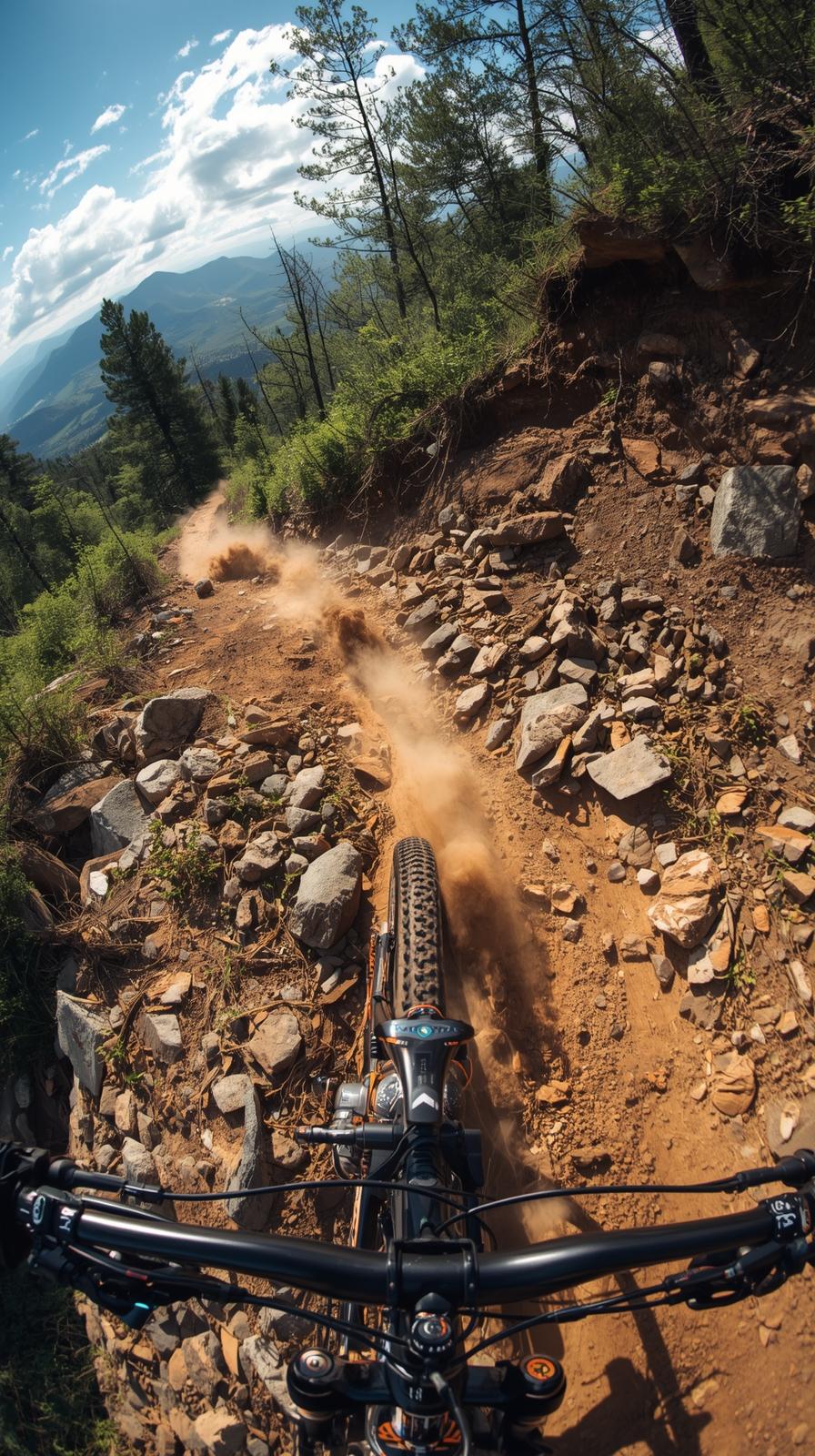 Mountain Bike Rock Garden Line