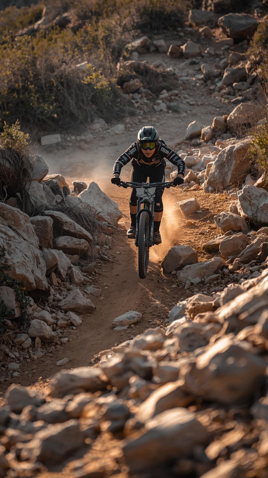 Mountain Bike Rock Garden Line