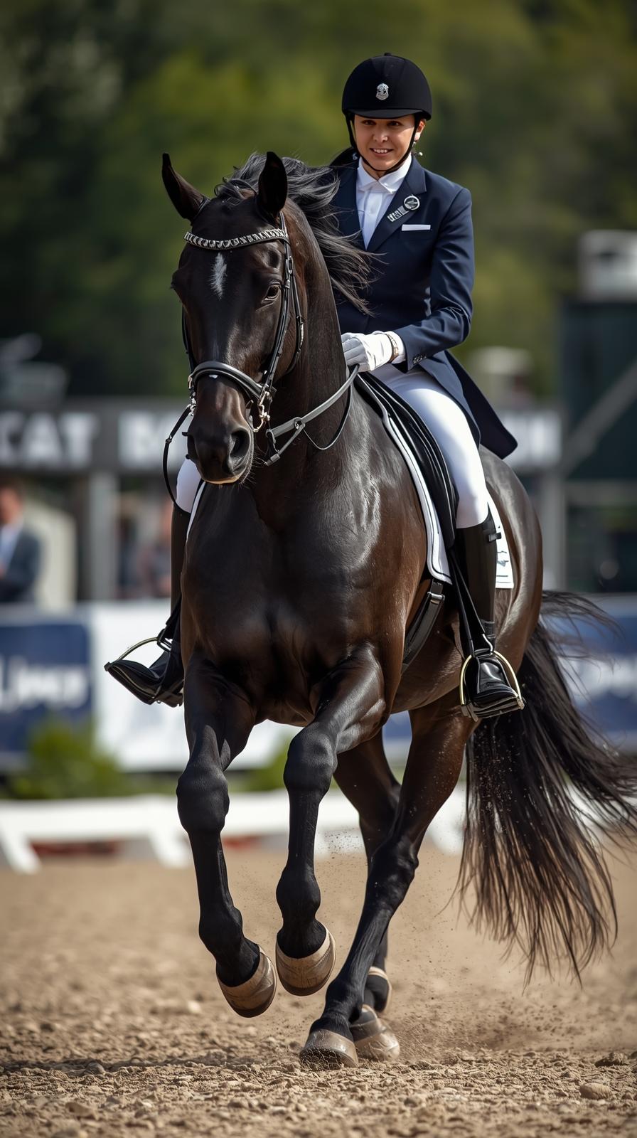 Dressage Extended Trot