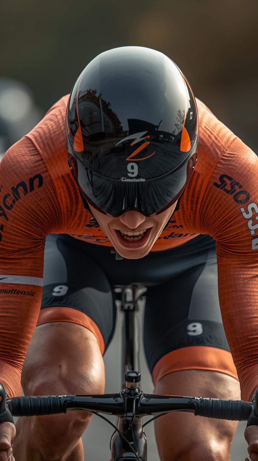 Time Trial Aero Helmet Pose