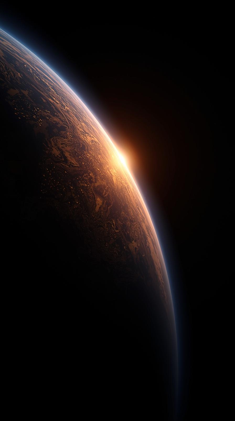 Golden Hour Earth Limb Glow