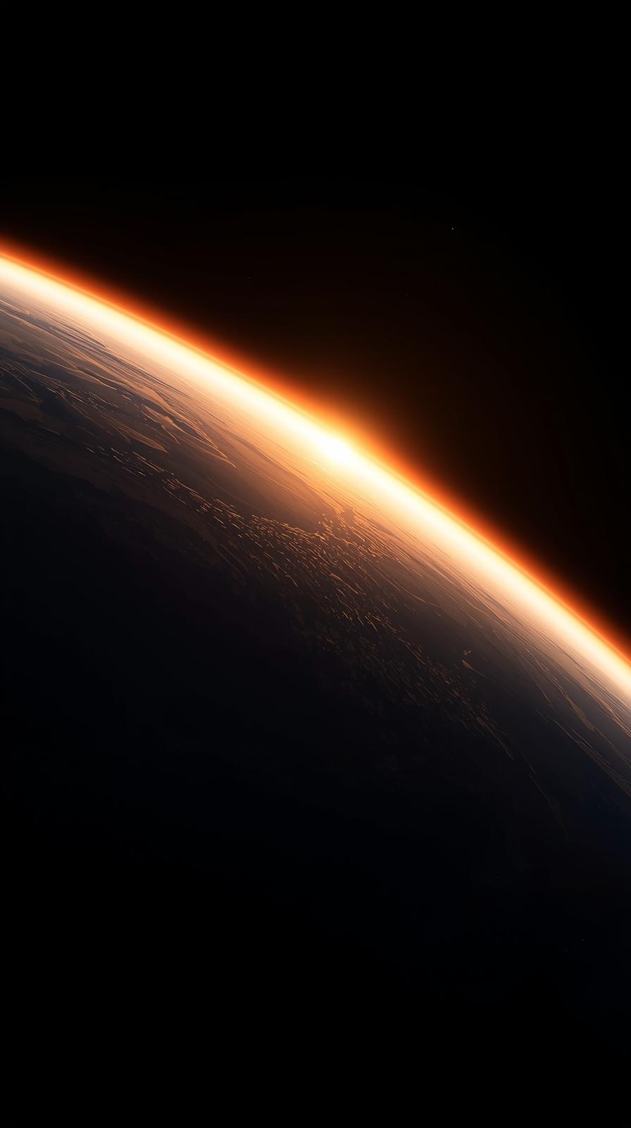 Golden Hour Earth Limb Glow