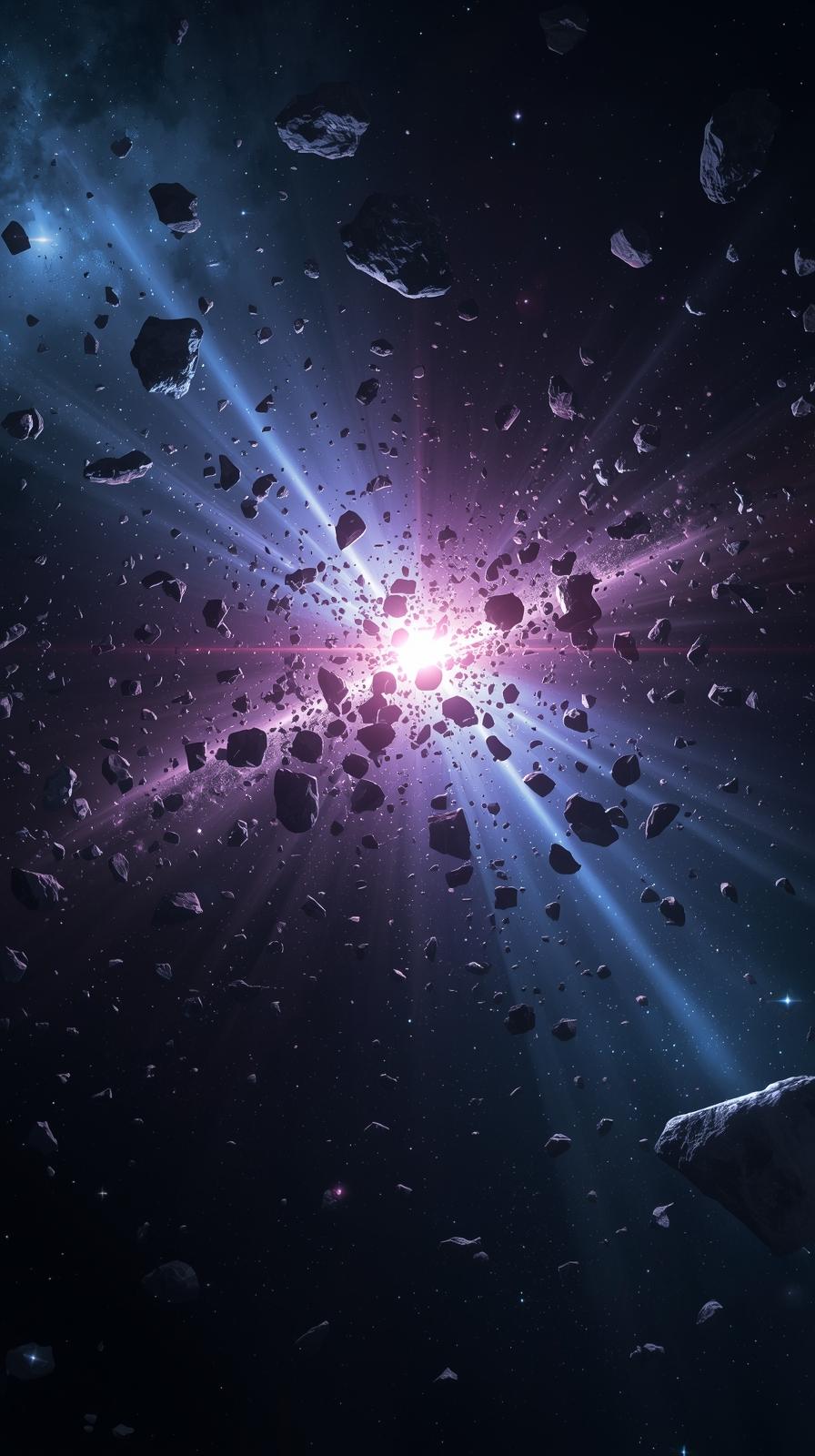 Asteroid Belt Sunbeams