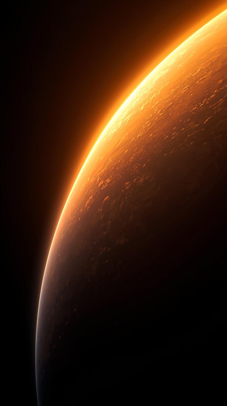 Golden Hour Earth Limb Glow