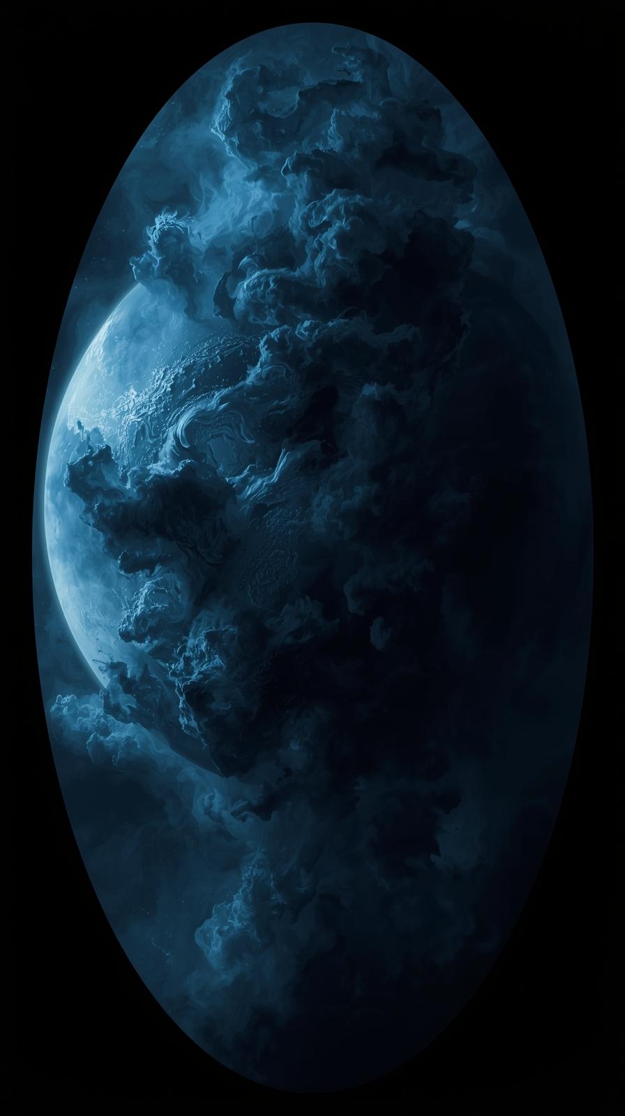 Neptune Dark Storm Oval