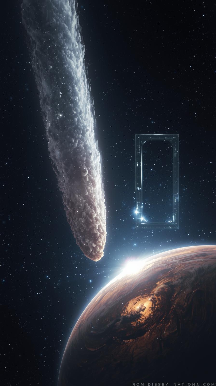 Oort Cloud CometWarp Gate Near Gas Giant Cradle