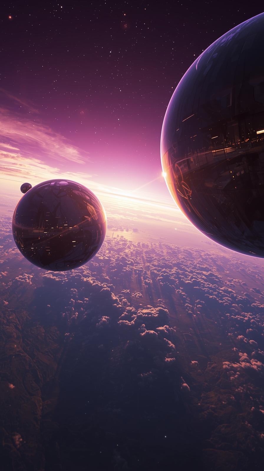 Terraforming Mirrors In Sky