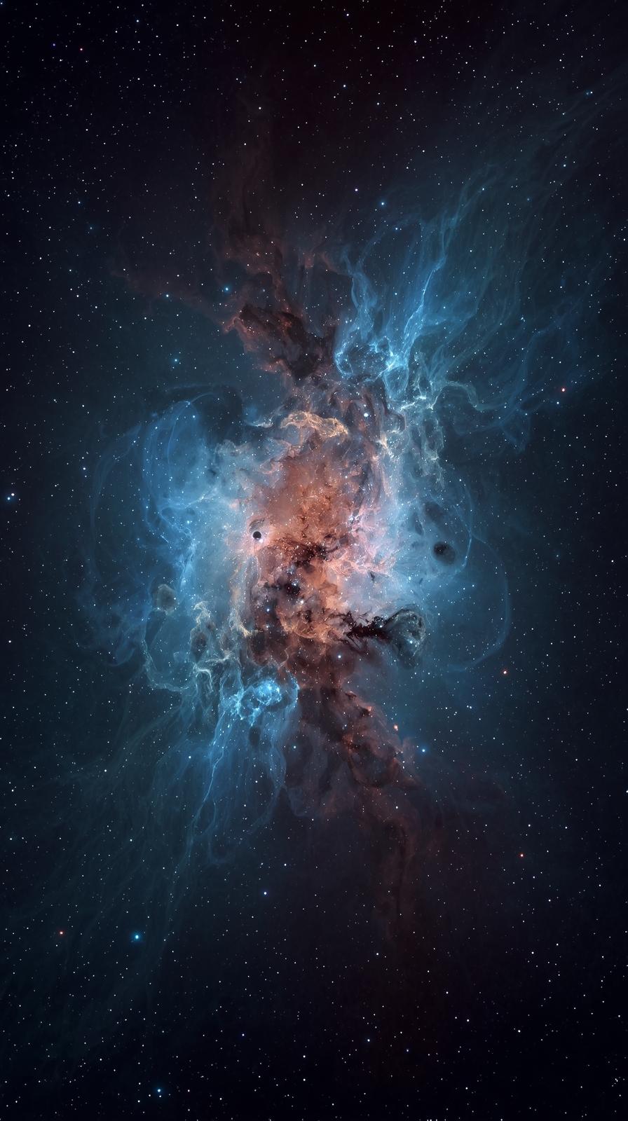 Crab Nebula Filaments Glow