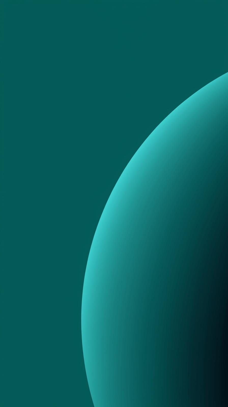 Uranus Teal Limb Minimal