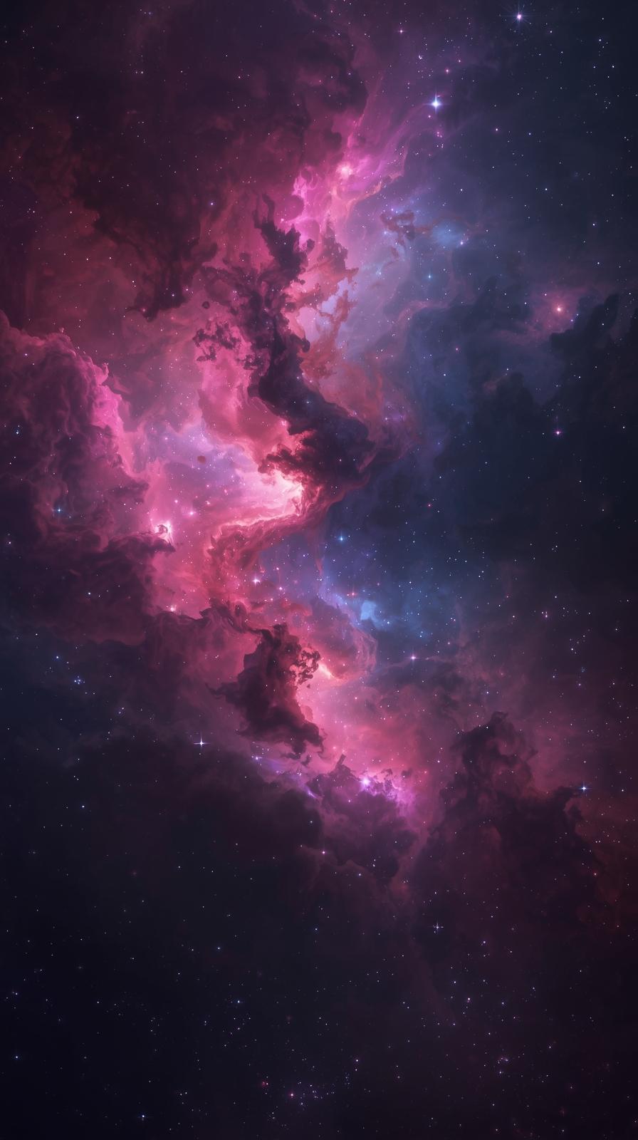 Lagoon Nebula Magenta Swirls