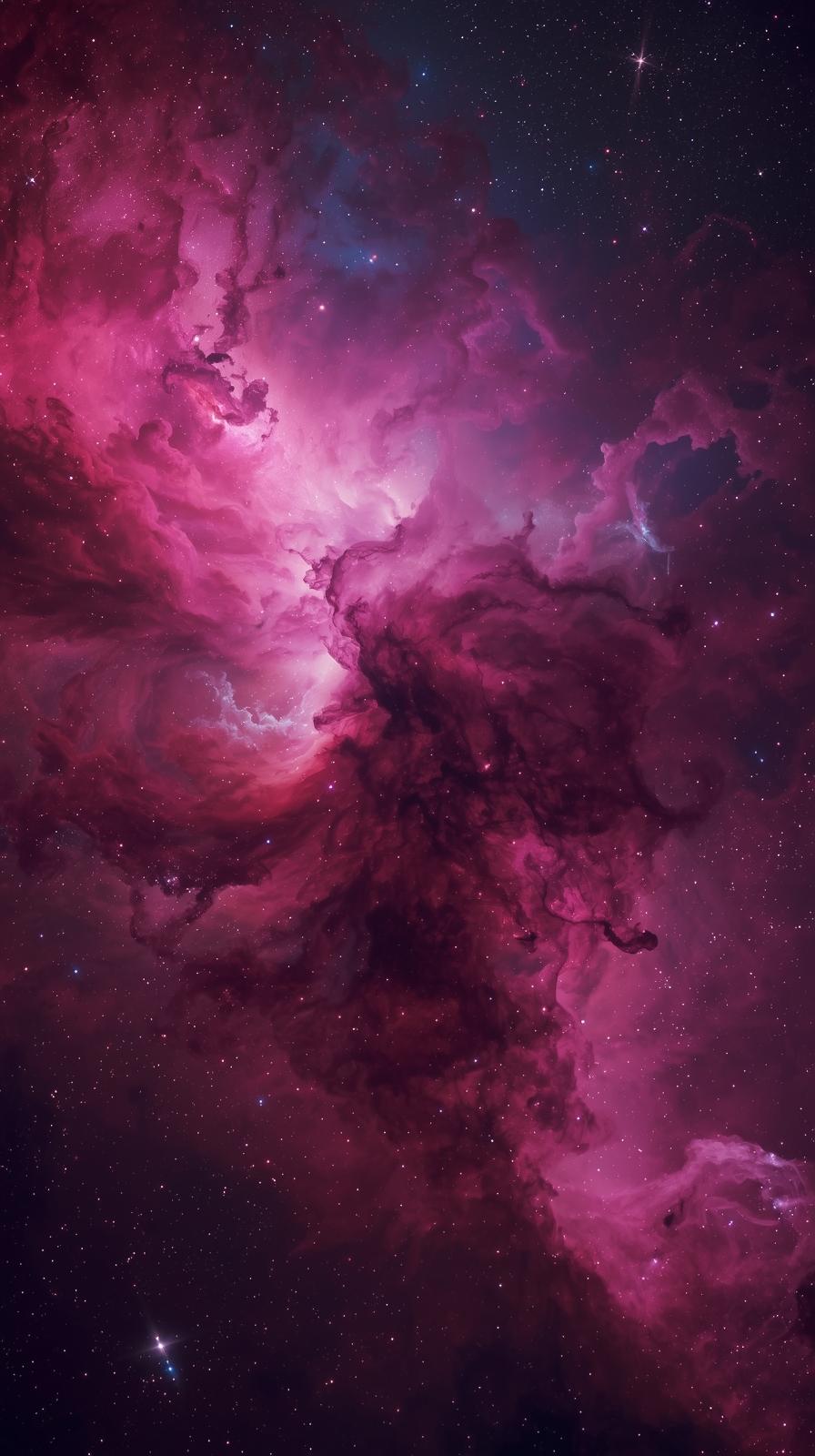 Lagoon Nebula Magenta Swirls