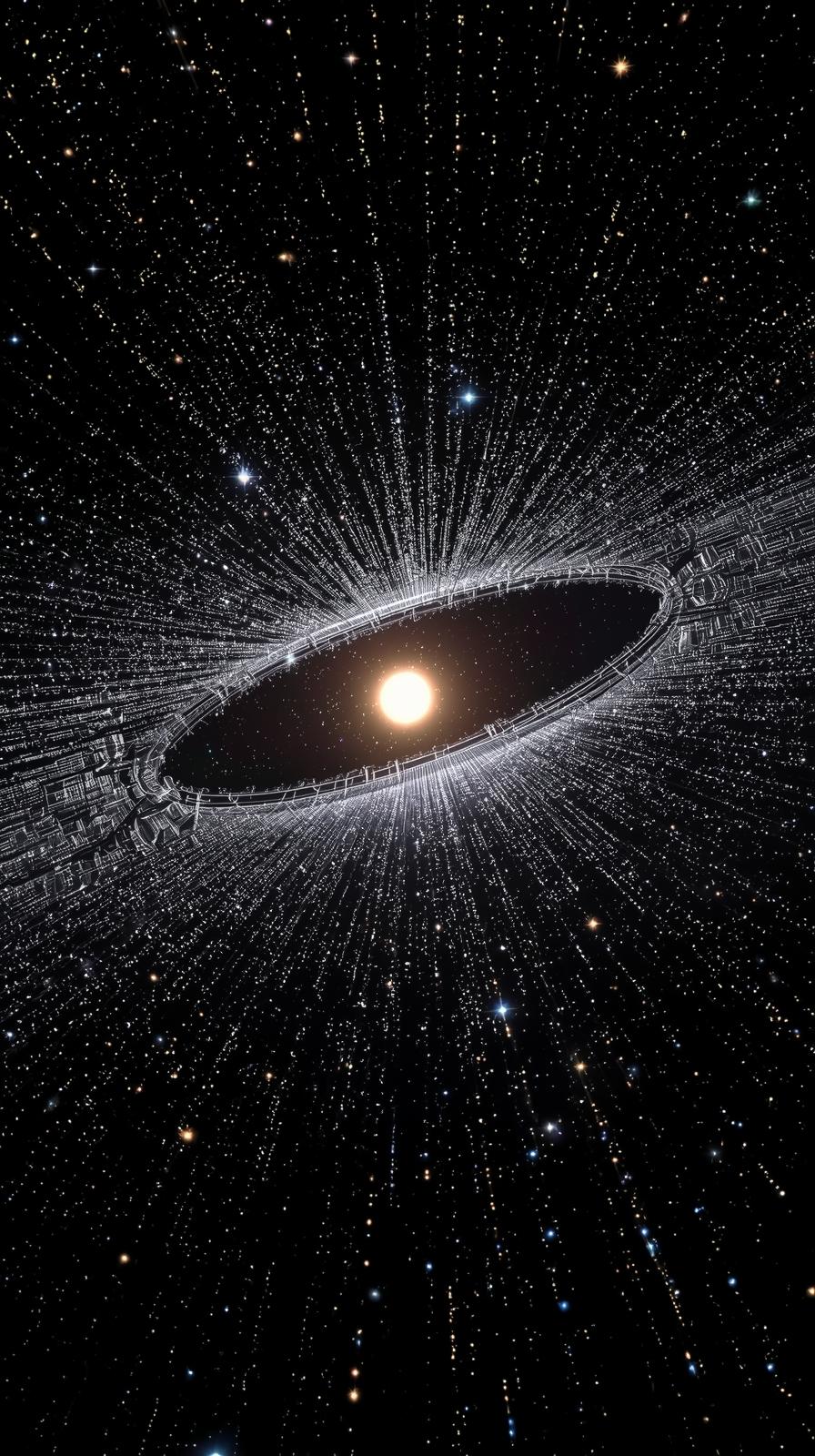 Dyson Swarm Concept Sparkle