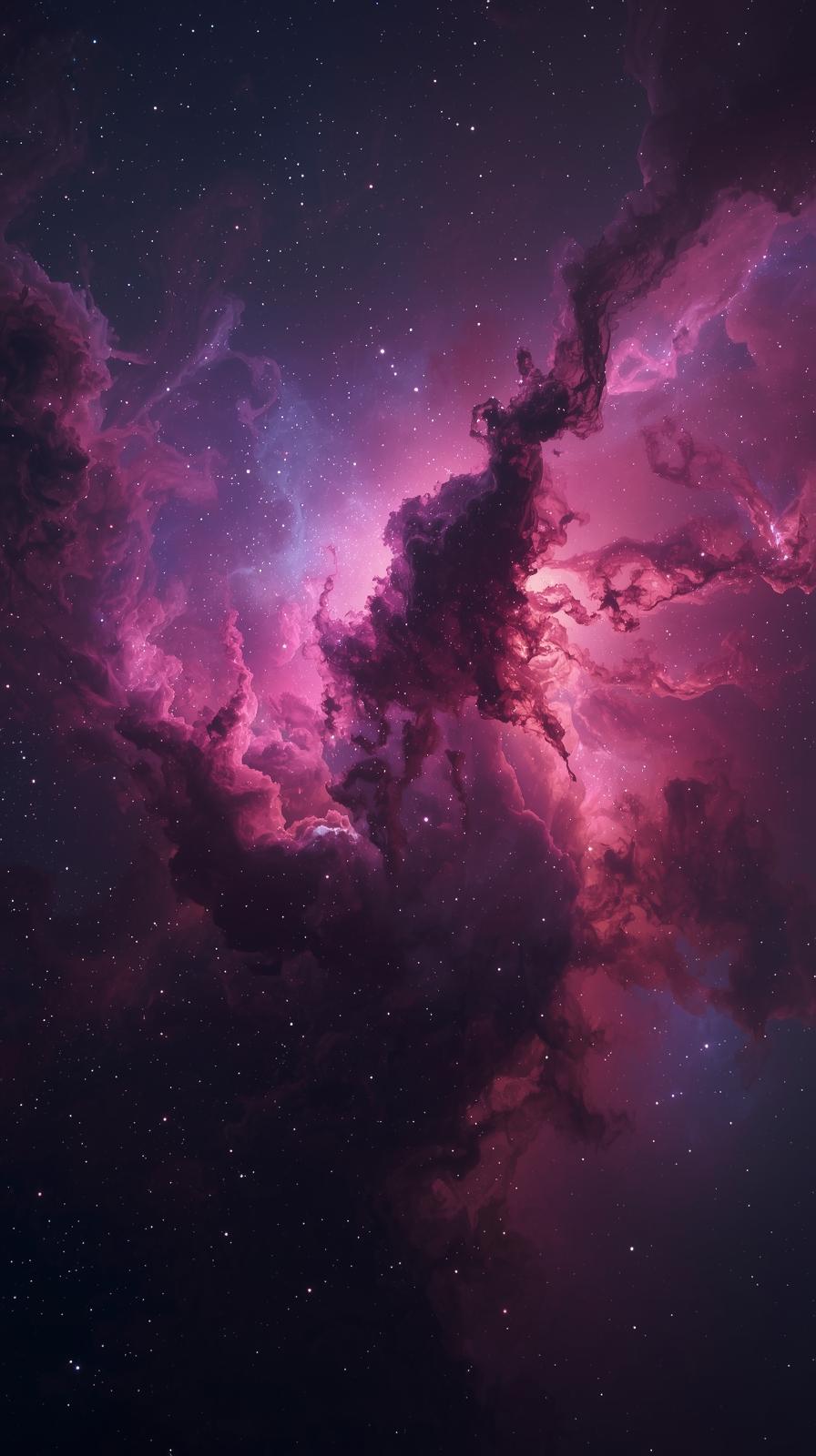 Lagoon Nebula Magenta Swirls