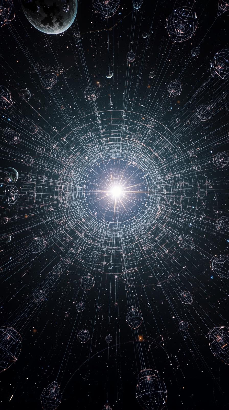 Dyson Swarm Concept Sparkle