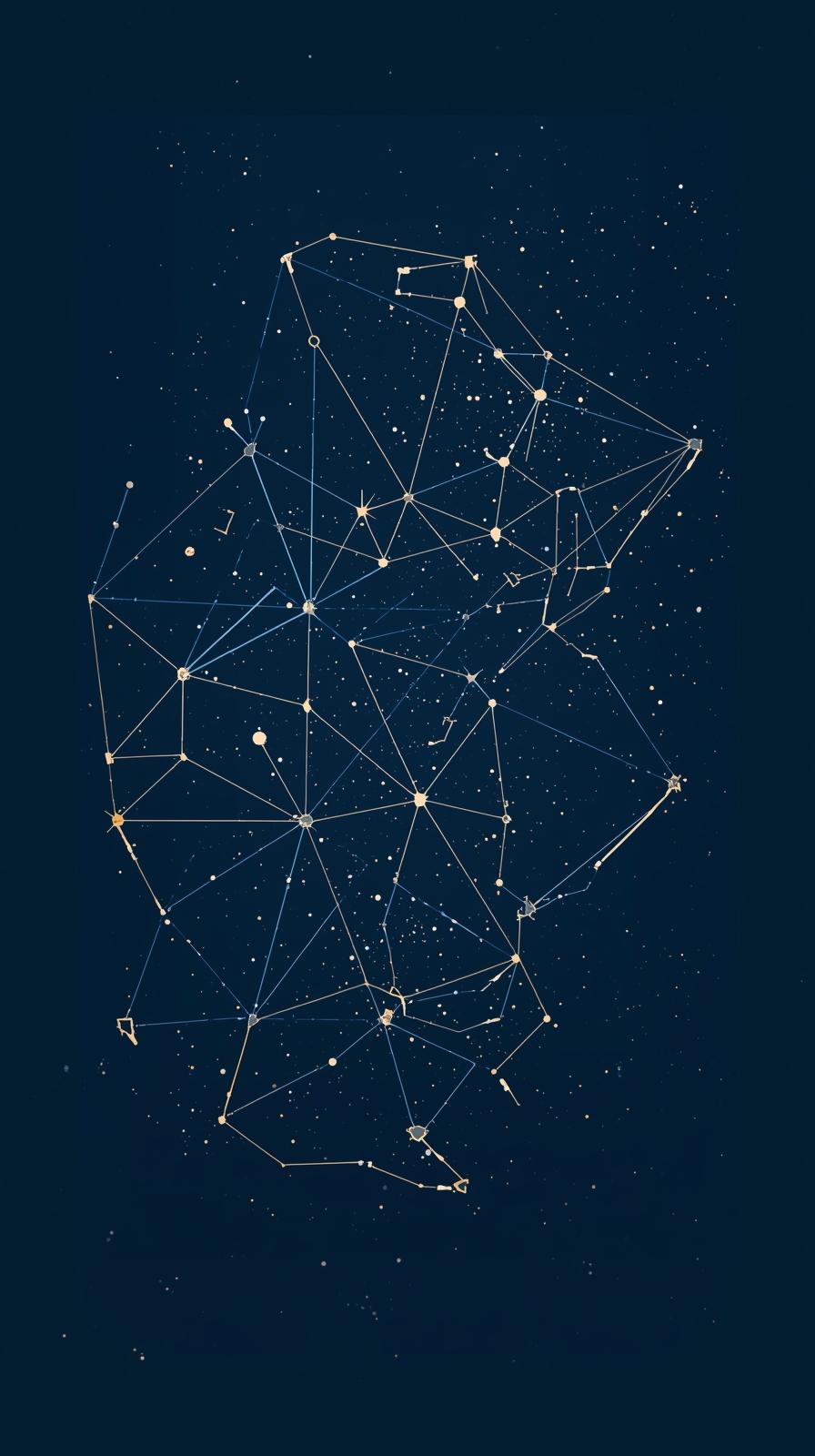 Vector Star Map Constellations